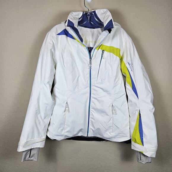 Obermeyer Shasta Thinsulate Parka Ski Jacket Coat Outdoor Hood RECCO Womens 10 - Picture 1 of 16